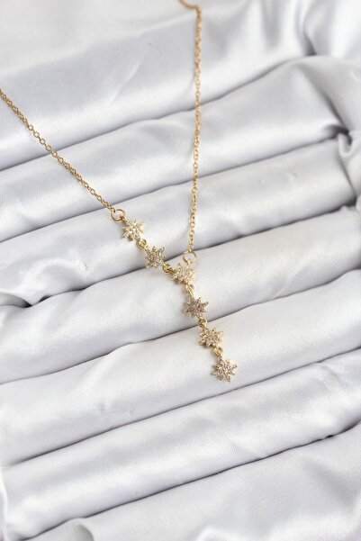 Skygo 316L Steel Chain Gold Color Polar Star Model Women's Necklace - Tj-Bko1...