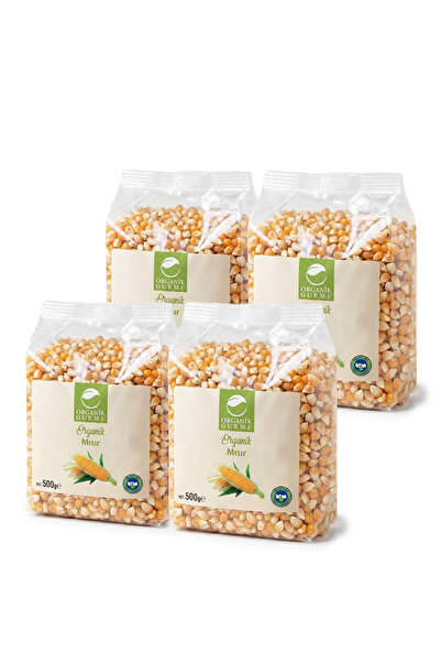 Organik Gurme 4'lü Organik Patlamalık Mısır 500 Gr