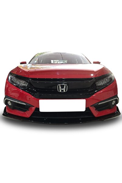 beyaztuning Honda Civic FC5 Ön Tampon Altı Plastik Lip Siyah Piano Black