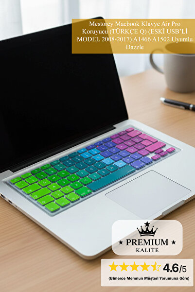 Mcstorey Apple Macbook Klavye Air Pro Koruyucu (TÜRKÇE Q) (ESKİ USB'Lİ MODEL ...