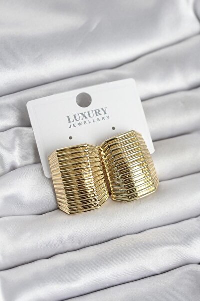 Skygo Gold Color Brass Vintage Inspired Statement Earrings - Tj-Bkp11736