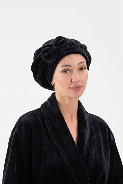 Ender Home DreamSoft καπέλο στεγνώματος μαλλιών – βελούδινο ελαστικό φιόγκο