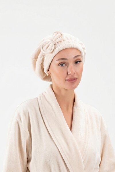 Ender Home DreamSoft καπέλο στεγνώματος μαλλιών – βελούδινο ελαστικό φιόγκο