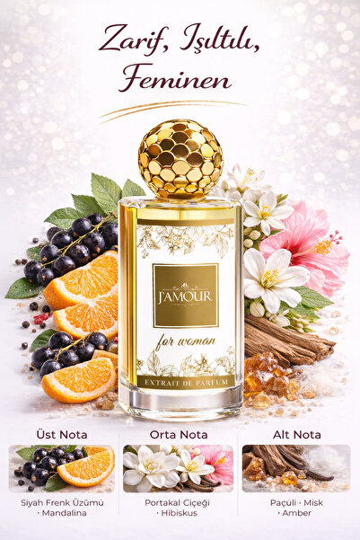 J'AMOUR EAU DE PARFUME W337 R.Caval.Florence Kadın Parfüm 50 ml Meyvemsi&Çiçe...