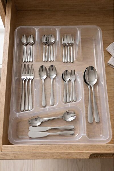 Smartware Μικρή διαφανής θήκη για κουτάλια