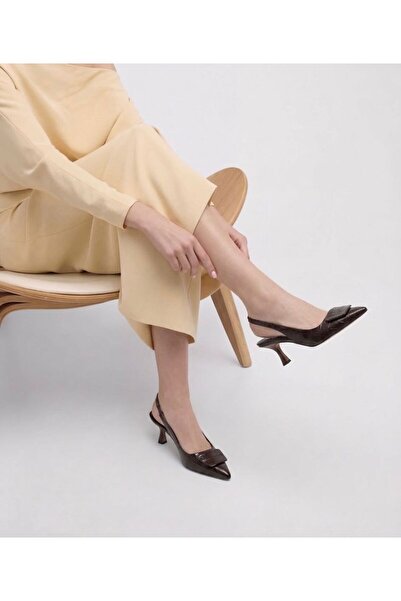 luuq shoes Cherry Women's Heeled Shoes with Rubber Detail