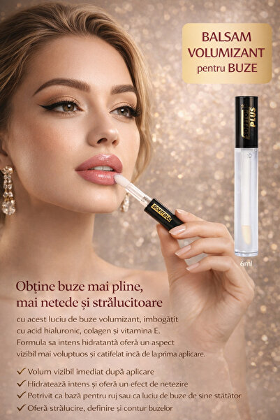 Softto Plus Ογκομετρητής Lip Plumper με υαλουρονικό οξύ, κολλαγόνο και βιταμί...