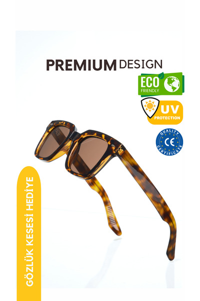 WATCHOFROYAL Royal Eyewear Re981 Gradient Leopard Brown Sunglasses