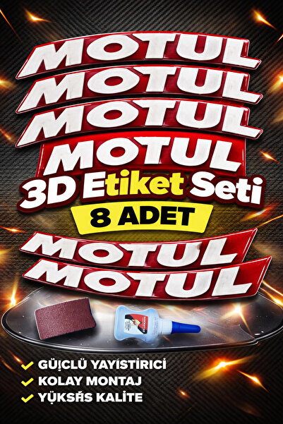 ASTUNİNG Motul Motosiklet Ve Otomobil Lastik Yazısı Kabartma Sticker Yapıştır...