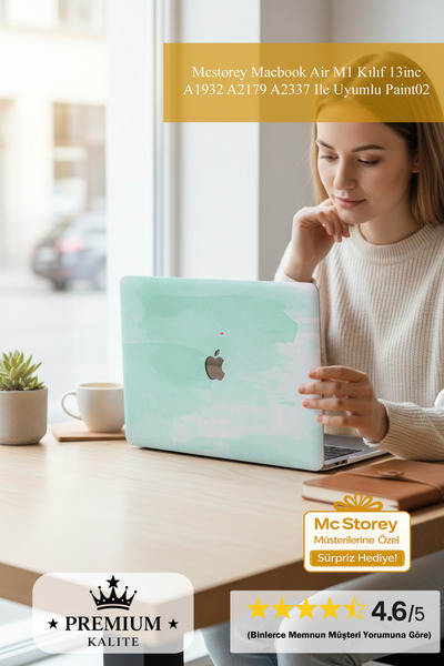 Mcstorey Macbook Air M1 Kılıf 13inc A1932 A2179 A2337 Ile Uyumlu Paint02