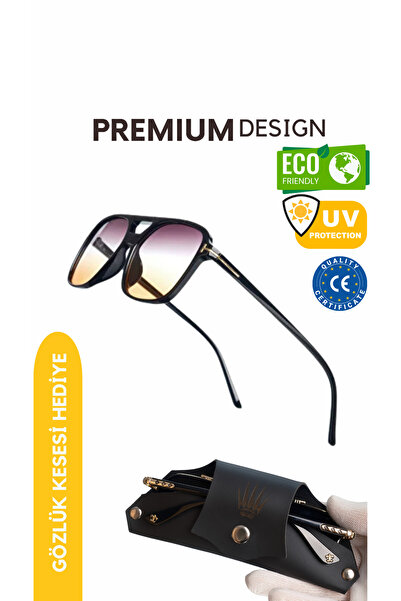 WATCHOFROYAL ROYAL EYEWEAR RE3885 DEGRADE SİYAH UNISEX GÜNEŞ GÖZLÜĞÜ