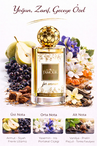 J'AMOUR EAU DE PARFUME W342 LA VIE ESTBELLE VANILLA NUIT Kadın Parfümü 50 ml ...