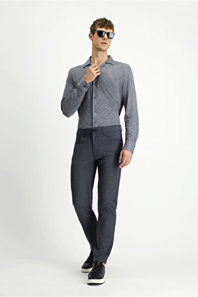 Kiğılı Pantaloni clasici din lână cu croiala normală