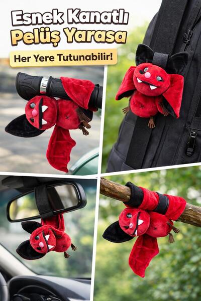 onestophube Sevimli Vampir Yarasa Peluş Gidon Süsü