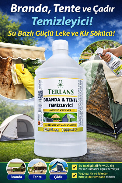 Terlans Tente Çadır Branda Temizleyici 1000 ml Su Bazlı Awning Cleaner