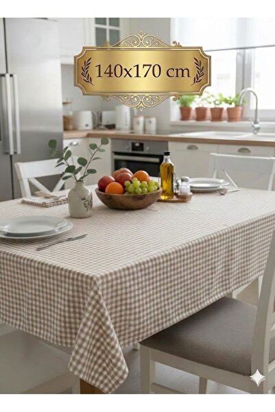 SUNDOKU HOME Zefir 170x140 cm Büyük Boy Masa Örtüsü – Balkon, Mutfak ve Pikni...