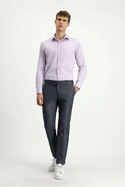 Kiğılı 7 Drop Slim Fit Patterned Lycra Classic Fabric Trousers