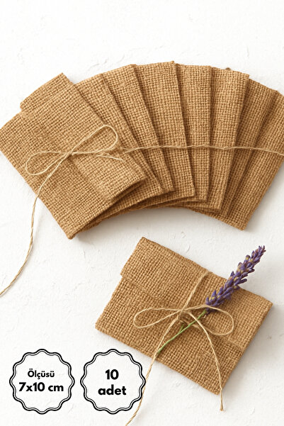 Bimotif 10 Μικροί Φάκελοι Γιούτας - 7x10 Εκ