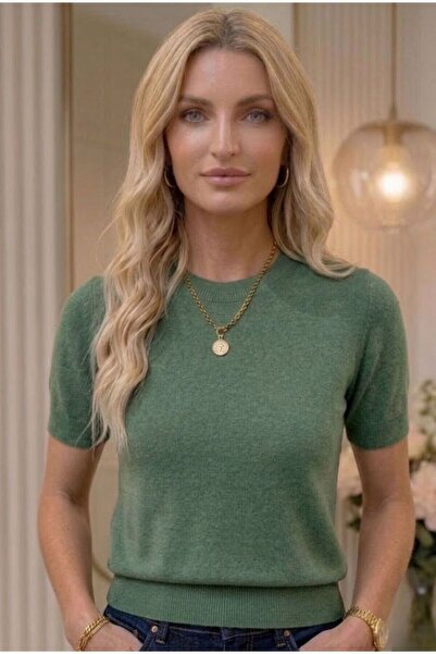 hanope Μπλούζα με κοντό μανίκι Lycra με λαιμόκοψη