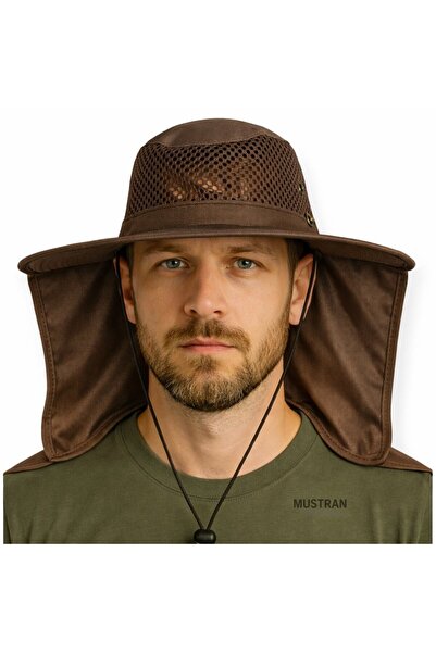 Mustran Καλοκαιρινό καπέλο για τον ήλιο με προστασία UV, καπέλο ψαρά για εξωτ...