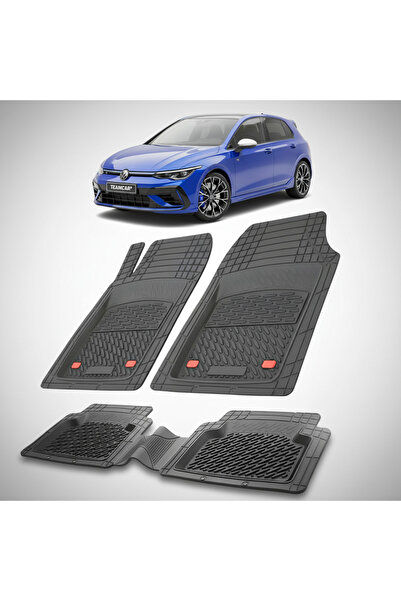 TEAMCAR ®   Covorașe auto tip tavă compatibile cu Volkswagen Golf Mk8 Hatchba...