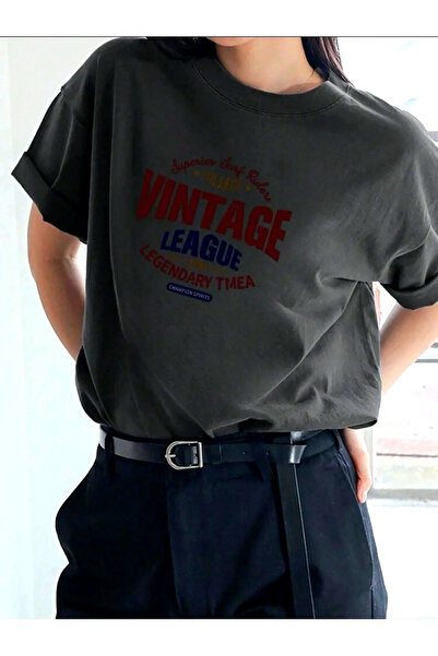 BYMEER Oversize Smoked Vintage printed T-shirt