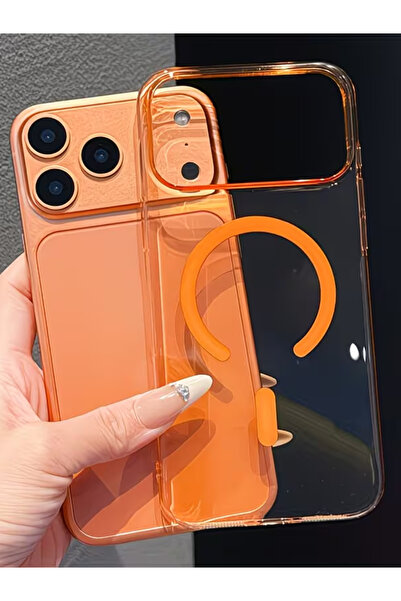 KVK PRİVACY iPhone 17 Pro Max MagSafe Uyumlu Sert Mika Şeffaf Telefon Kılıfı ...