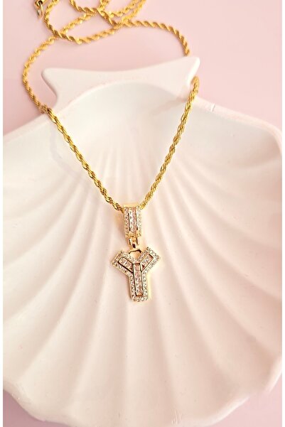 MİLUNXTE Y Letter Necklace - Y Letter Necklace - Rope Chain Letter Necklace -...
