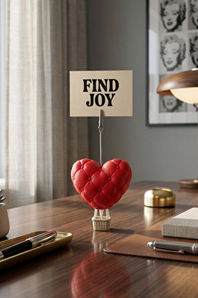 sin istanbul Θήκη σημειώσεων σε σχήμα καρδιάς με μπαλόνι, Θήκη για σημειώσεις