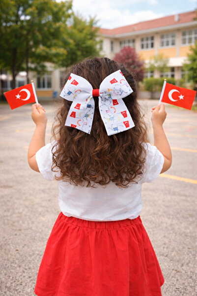 Toka Perisi 23 Απριλίου Τουρκική σημαία Κλιπ πόρπη για κορίτσια