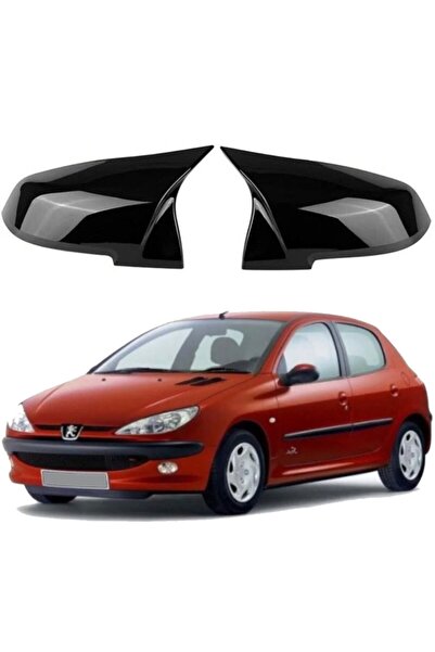 aksarabana Peug 206 Uyumlu Yarasa Ayna Kapağı 1998-2012 Batman Ayna Piano Black Ayna Kapağı