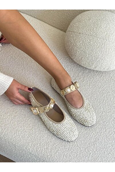 Scarpebutik Μπαλαρίνες - Μπεζ - Casual