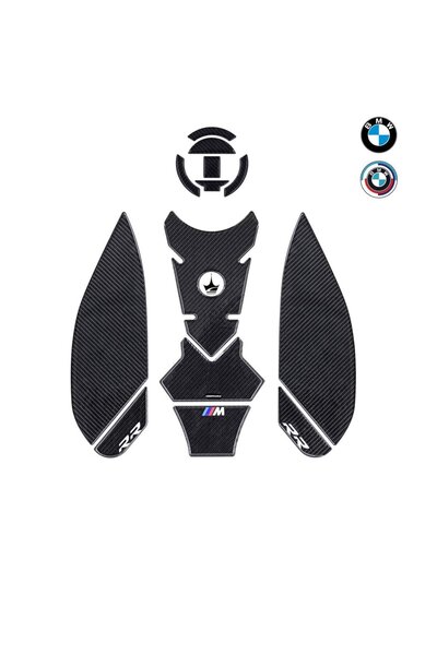 GRIPPATCH BMW S1000RR 2023-2025 ile Uyumlu Full Depo Koruma 6D Karbon Tank Pad
