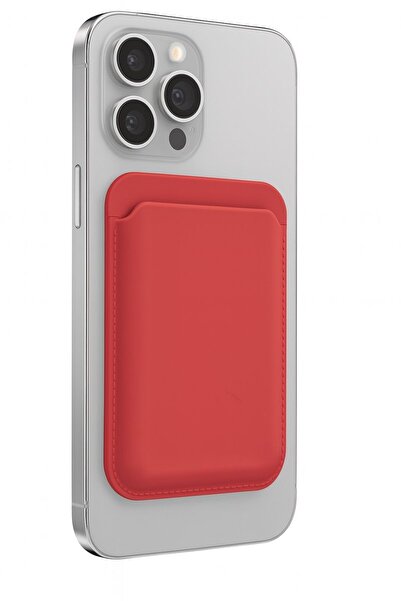 PiyasaSepeti Galaxy S23 Ultra Πορτοφόλι Magsafe Dusty Chili Red