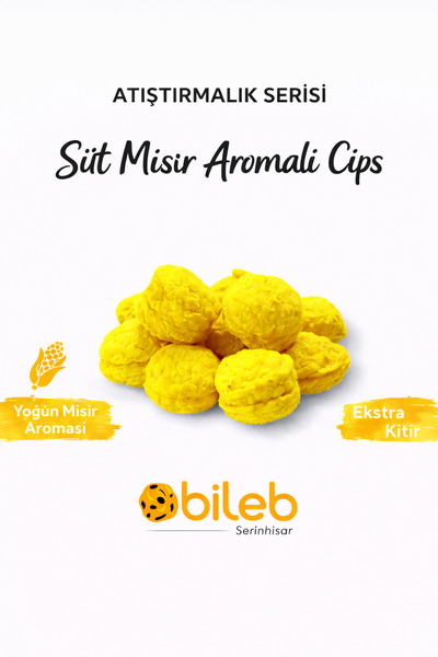 bileb serinhisar bi leblebi'de bana Atıştırmalık Serisi Süt Mısır Aromalı Cip...