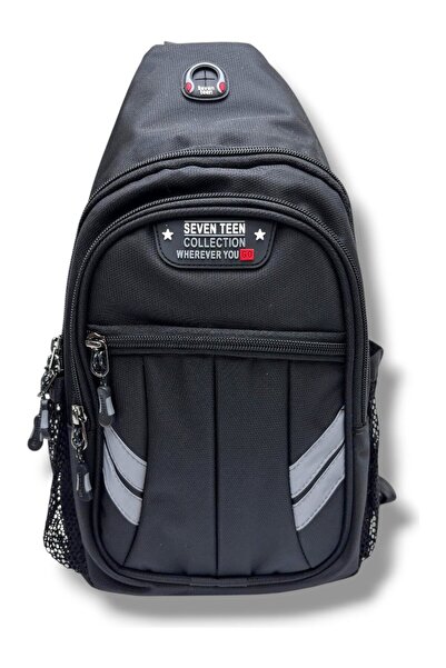 SEVENTEEN 4901-26 Λινό ύφασμα Μεγάλου μεγέθους BodyBag Τσάντα χιαστί