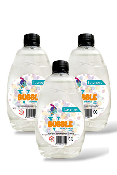 Lavoon V-bubble Kaliteli Formül 3'lü Baloncuk Sıvısı Likiti Köpük Tabancası B...
