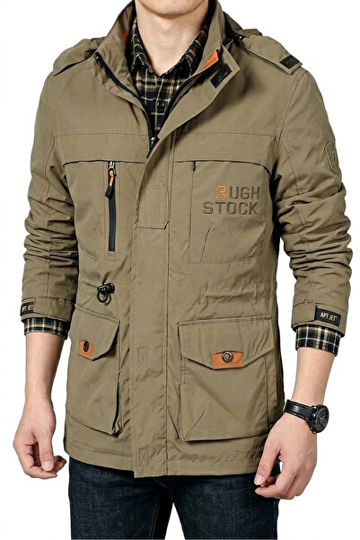 ARDSU Mevsimlik Rough Stock Bomber Army Jacket Mont Su Rüzgar Geçirmez