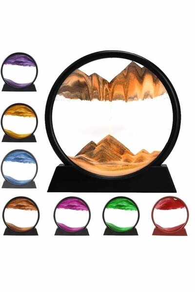Kanonik Education 7 Inch Blue Medium Size Decorative Round Stylish Sand Table...