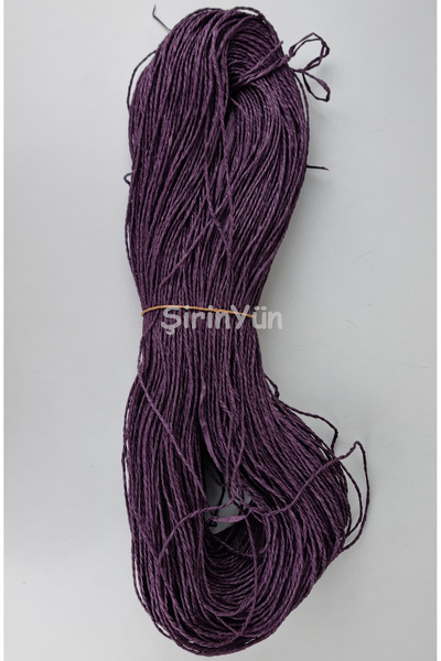Şirin Yün Çile Kağıt Ip Mor 240-250 gram