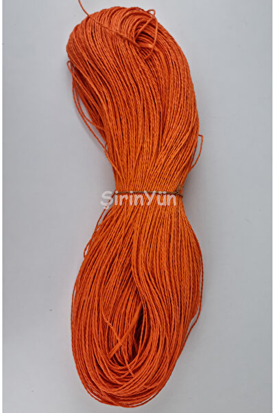 Şirin Yün Çile Kağıt Iplik Turuncu 240-250 gram