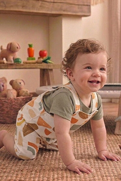 Baby Fou T-Shirt and Salopet Set - Set of 2