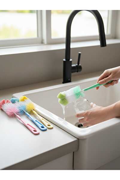 Carat Home Şişe Ve Biberon Temizleme Fırçası (1 ADET KARIŞIK)