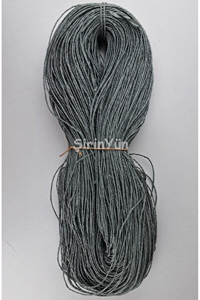 Şirin Yün Çile Kağıt İplik Islak Beton Gri 240 - 250 Gram
