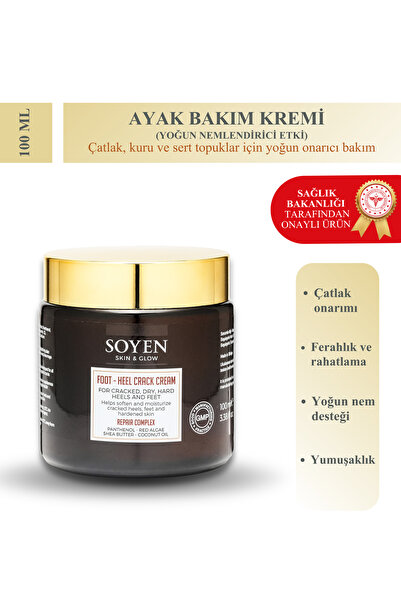 SOYEN Ayak Bakım Kremi – Yoğun Nemlendirici & Onarıcı Bakım (100 ml)