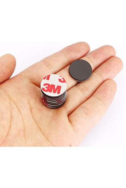 Arabest 50-Piece Self-Adhesive Magnetic Dots,Round,20x2 mm,for Crafts,Refrige...