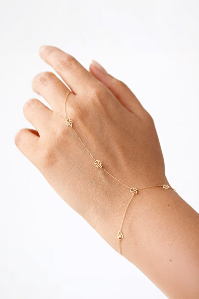 H.M Hakan Mücevherat Melek Figürlü 14 Ayar Altın Şahmeran Bileklik 1,25 Gram