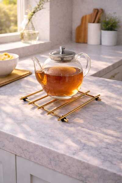 Okyanus Home Χρυσή Σειρά Τετράγωνη Βάση