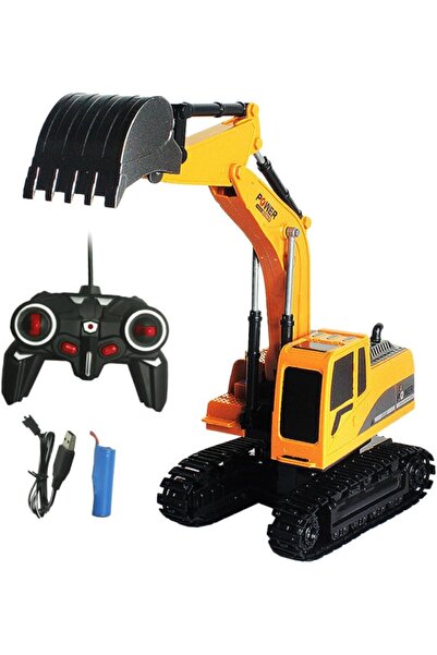 Arabest 1 Pc Remote Control Excavator Toy,Rechargeable Alloy Car,Detailed Des...