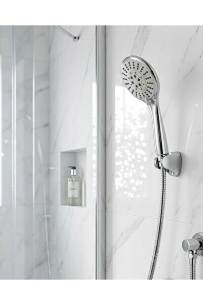 Kanonik Education Πολυλειτουργικό σετ ντους χειρός και σωλήνων ντους με ανθεκ...